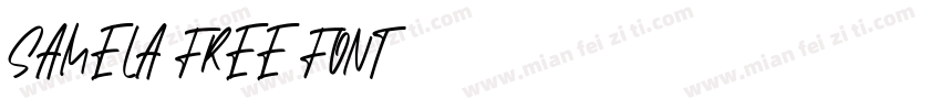 SAMELA FREE FONT字体转换